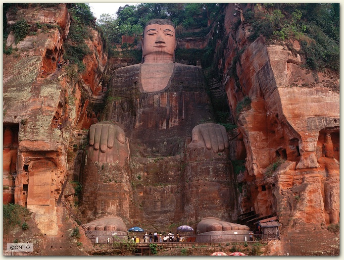 Giant Buddha at Leshan, Sichuan, China